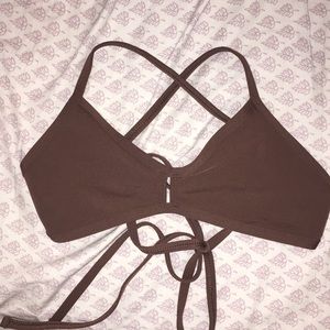 Brown Jolyn Vent Top